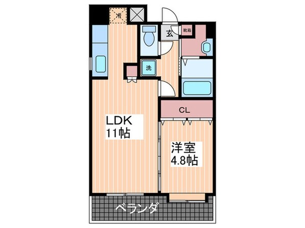 ＭＳＫ牛田の物件間取画像